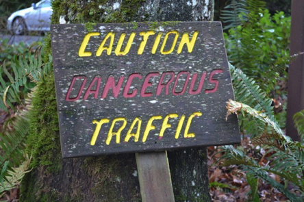 Be careful when crossing the street Be careful when crossing the street